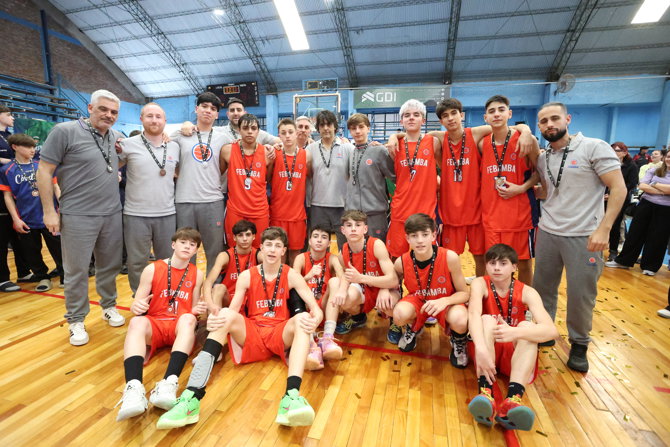 FeBAMBA subcampeón del Campeonato Argentino de Federaciones Infantil Masculino